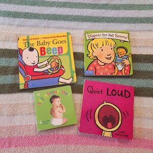 Lot Of Baby Learning Children's Board Book Books Set
